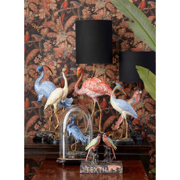 FIGURINE, BLUE EGRET, SMALL