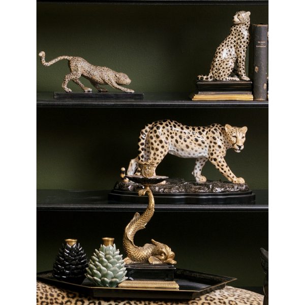 BOOKENDS, SET OF 2 CHEETAHS,