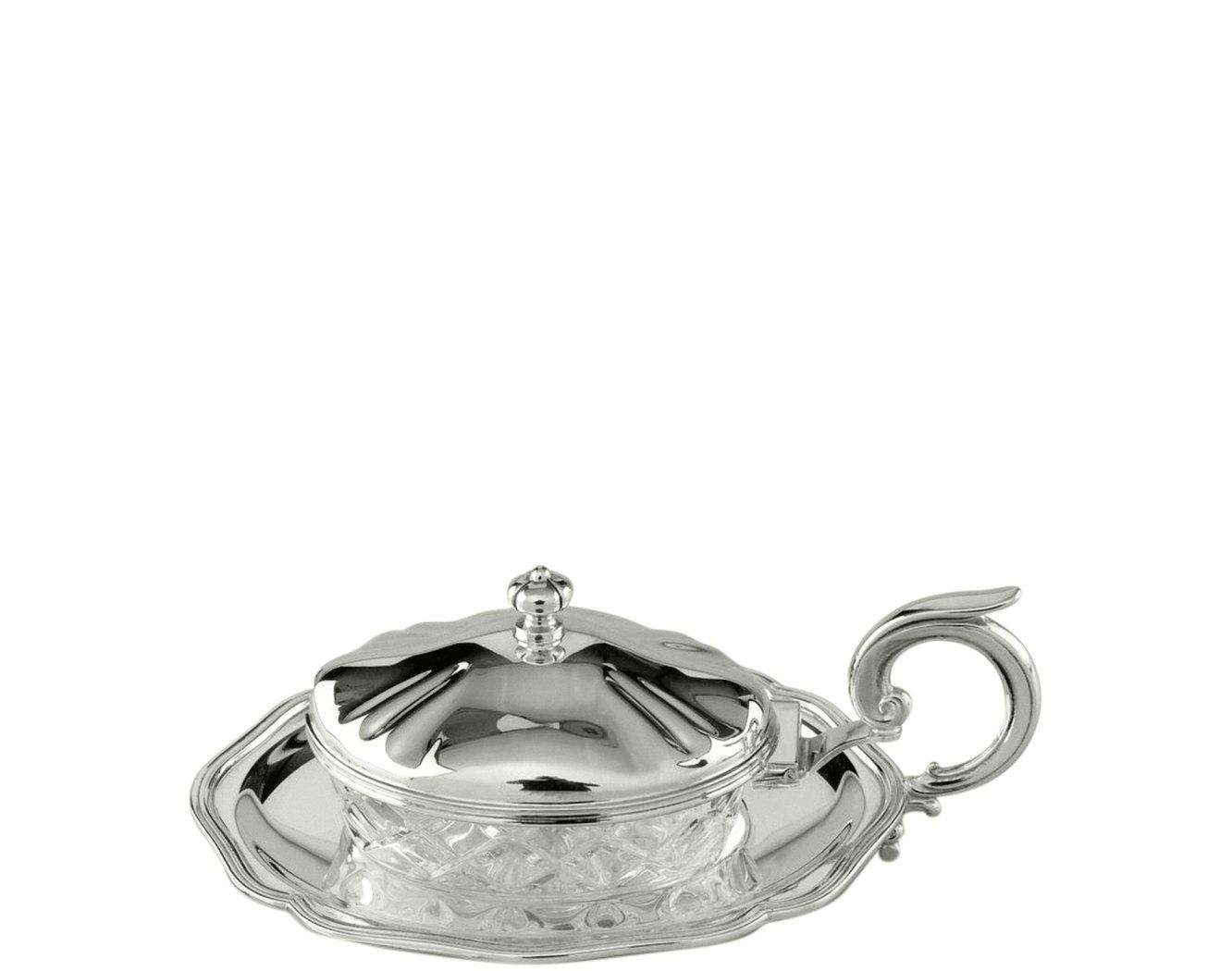 Oval bowl w/hindge lid