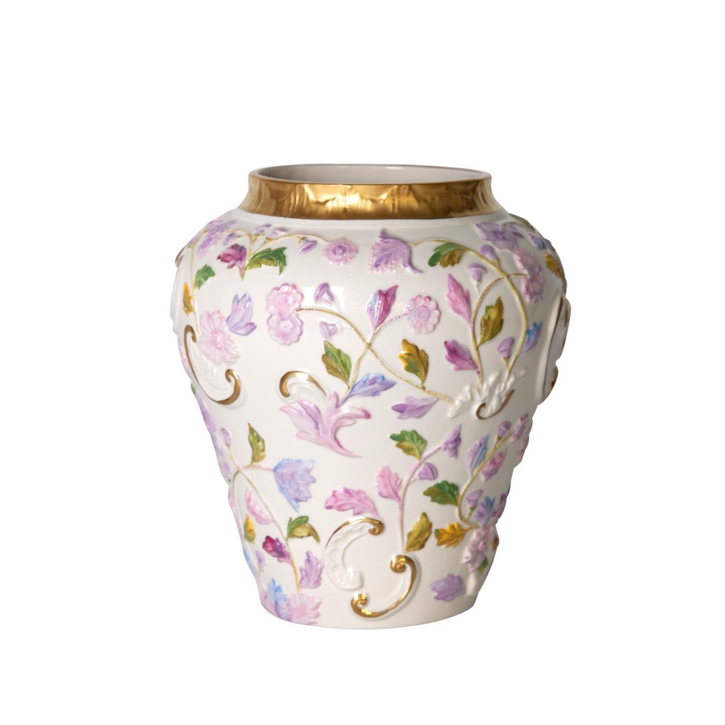 Taormina Small Vase – Multicolor & Gold