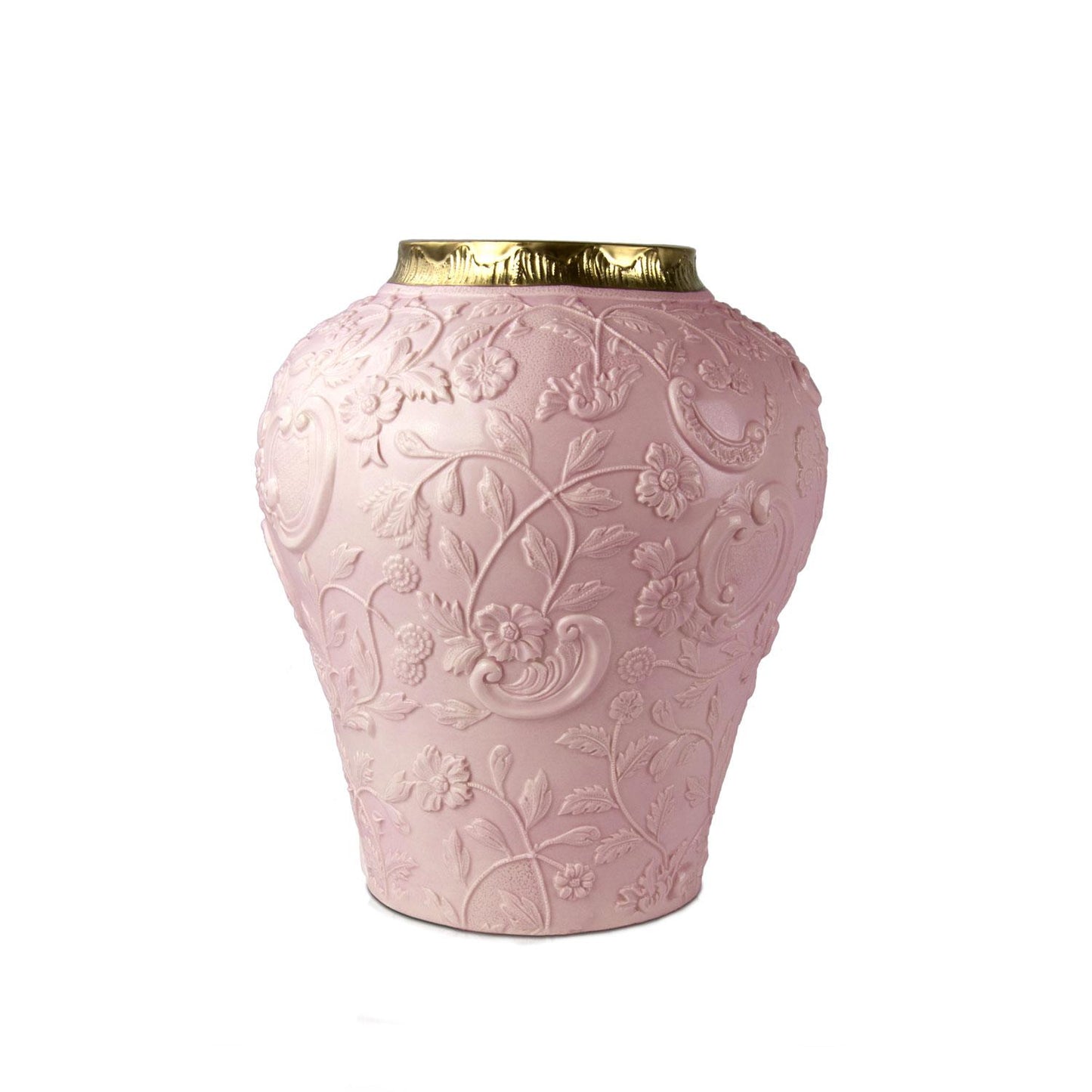 Taormina Small Vase – Pink & Gold