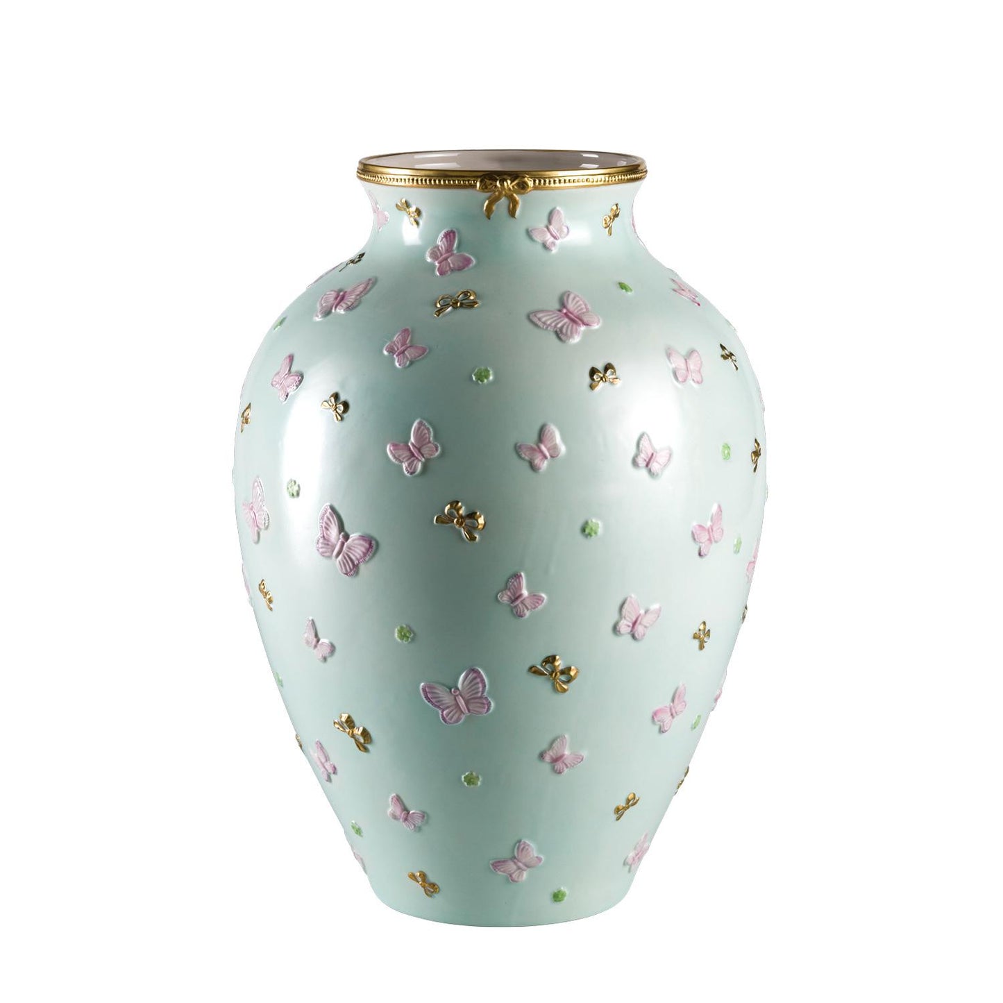 Butterfly Large Vase – Aquamarine