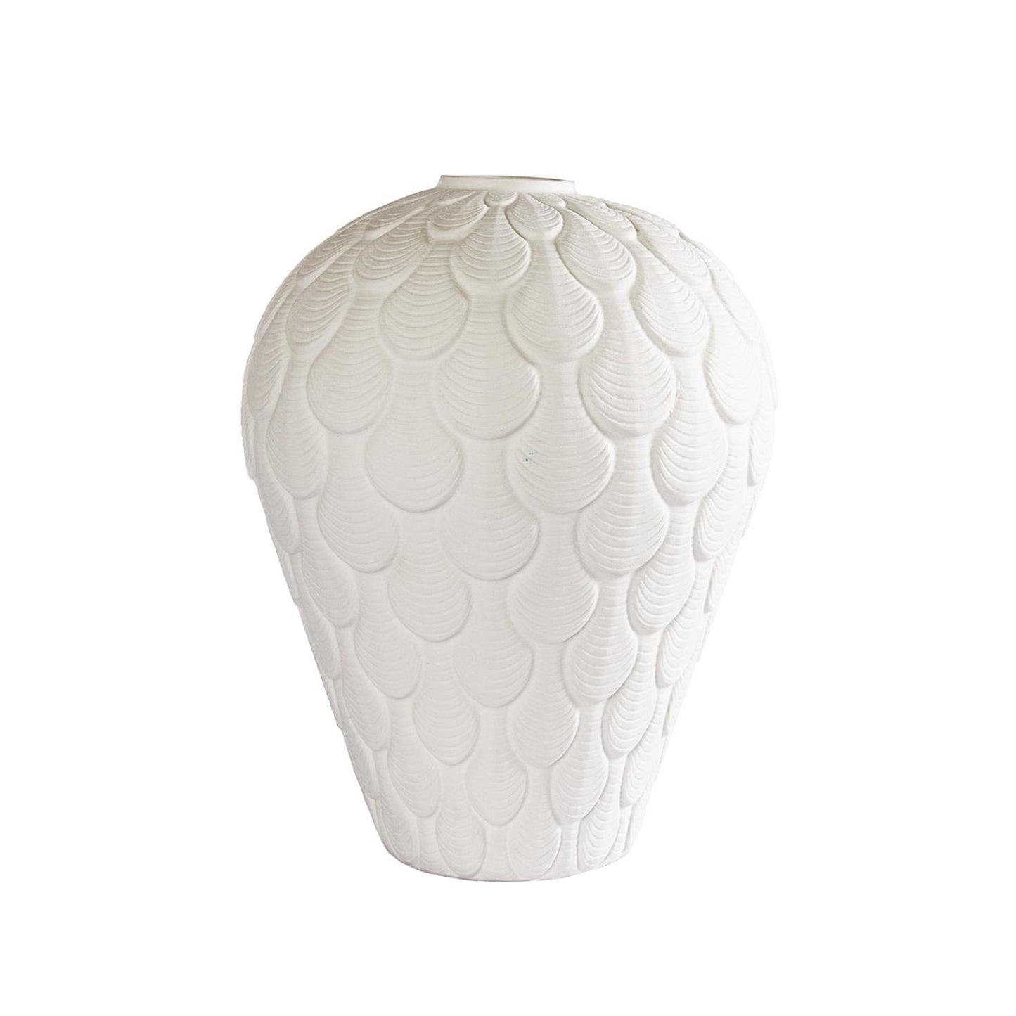 Coquille Large Vase – White