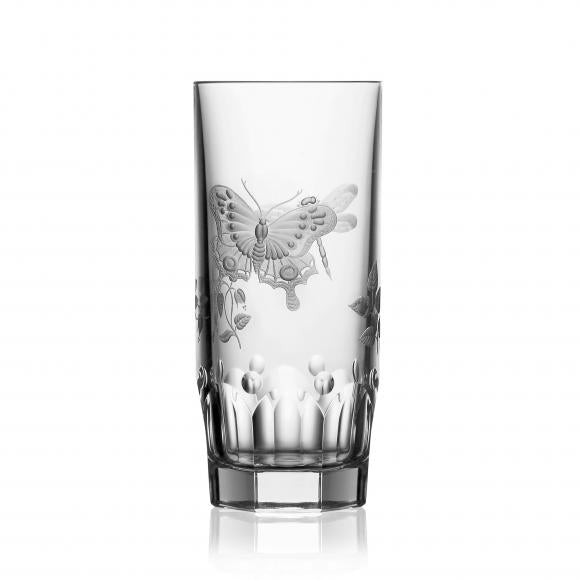 SPRINGTIME Clear Highball Crystal Glass