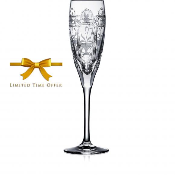 IMPERIAL Clear Flute Crystal Glass