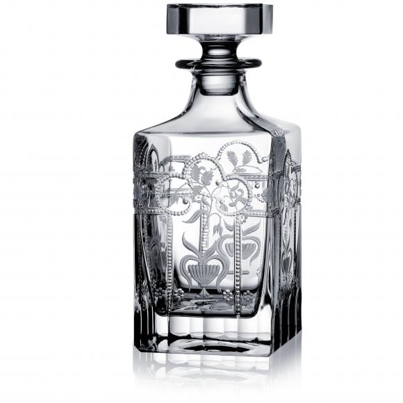 IMPERIAL Clear Whiskey Decanter 0.75 Liter Crystal Glass