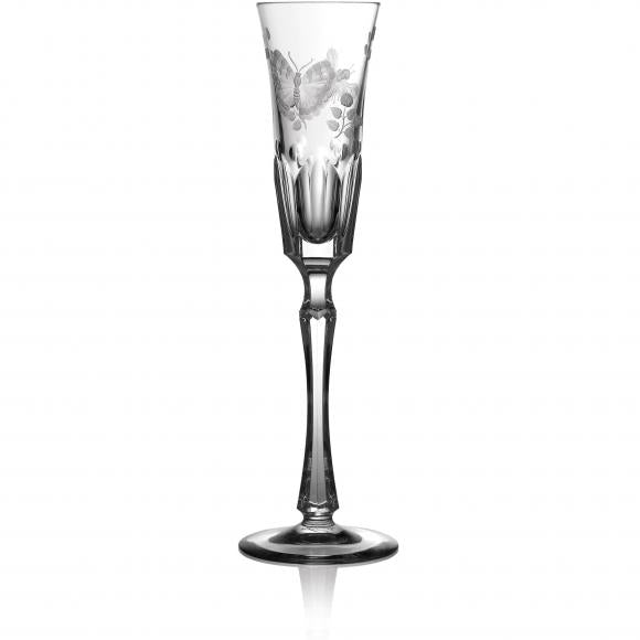 SPRINGTIME Clear Flute Crystal Glass