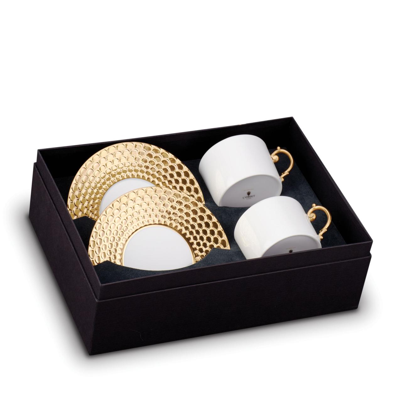 Aegean Tea Cup + Saucer (Set of 2)