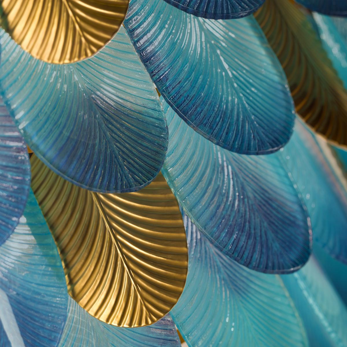 Chandelier–12 lights – Peacock Large-Mikonos