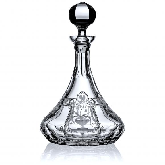 IMPERIAL Clear Ships Decanter 1.0 Liter Crystal Glass