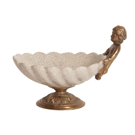 BOWL, SHELL SHAPE, BZ ANGEL +