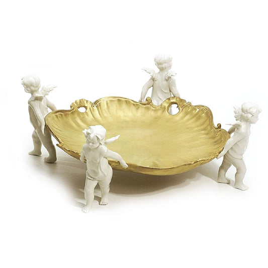 Michelangelo Centrepiece – White & Gold