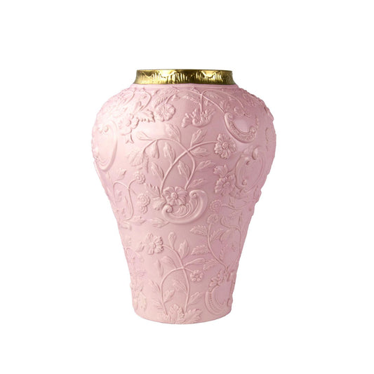 Taormina Large Vase – Pink & Gold