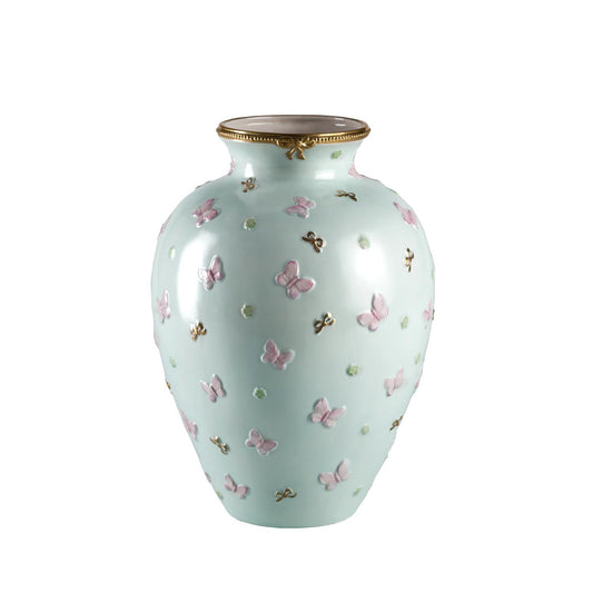 Butterfly Medium Vase – Aquamarine