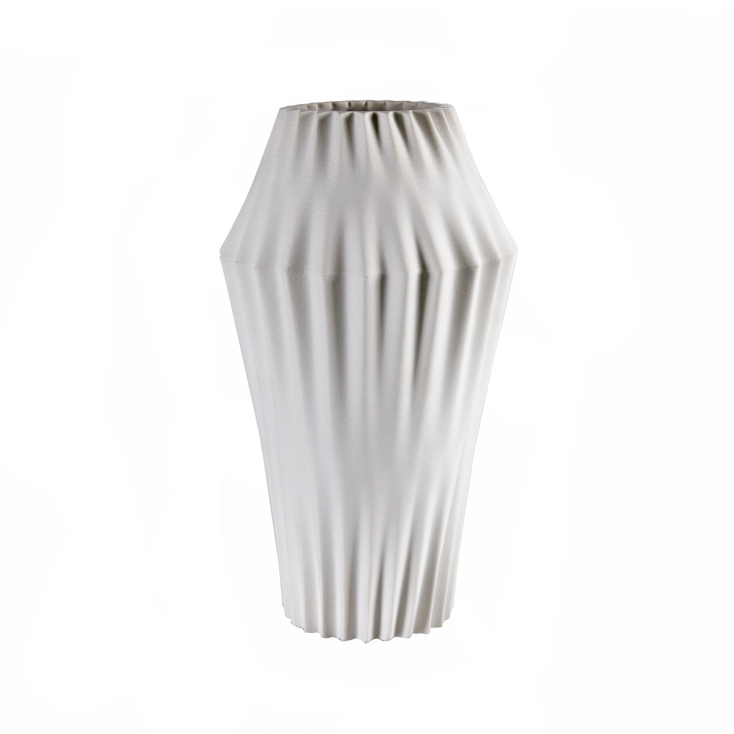 Vertigo Medium Flower Vase – White