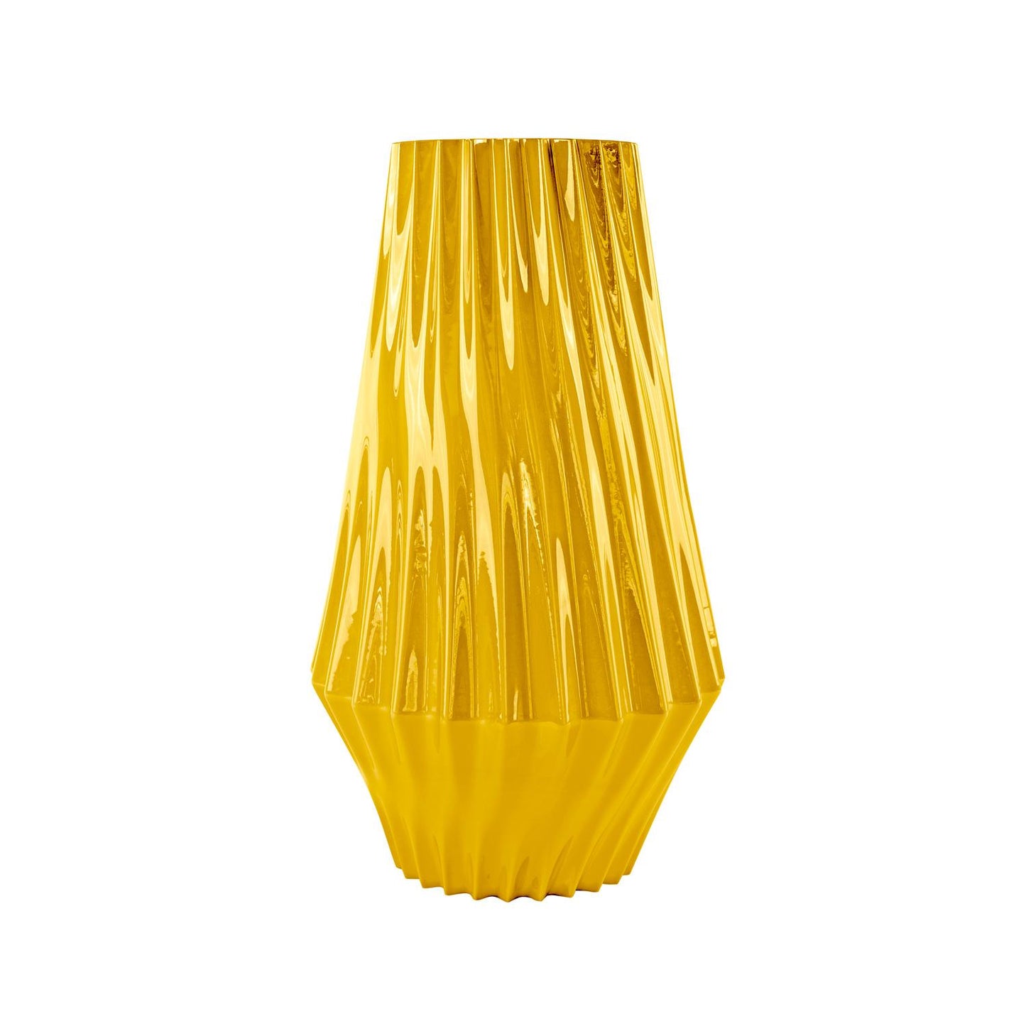 Vertigo Large Flower Vase – Yellow