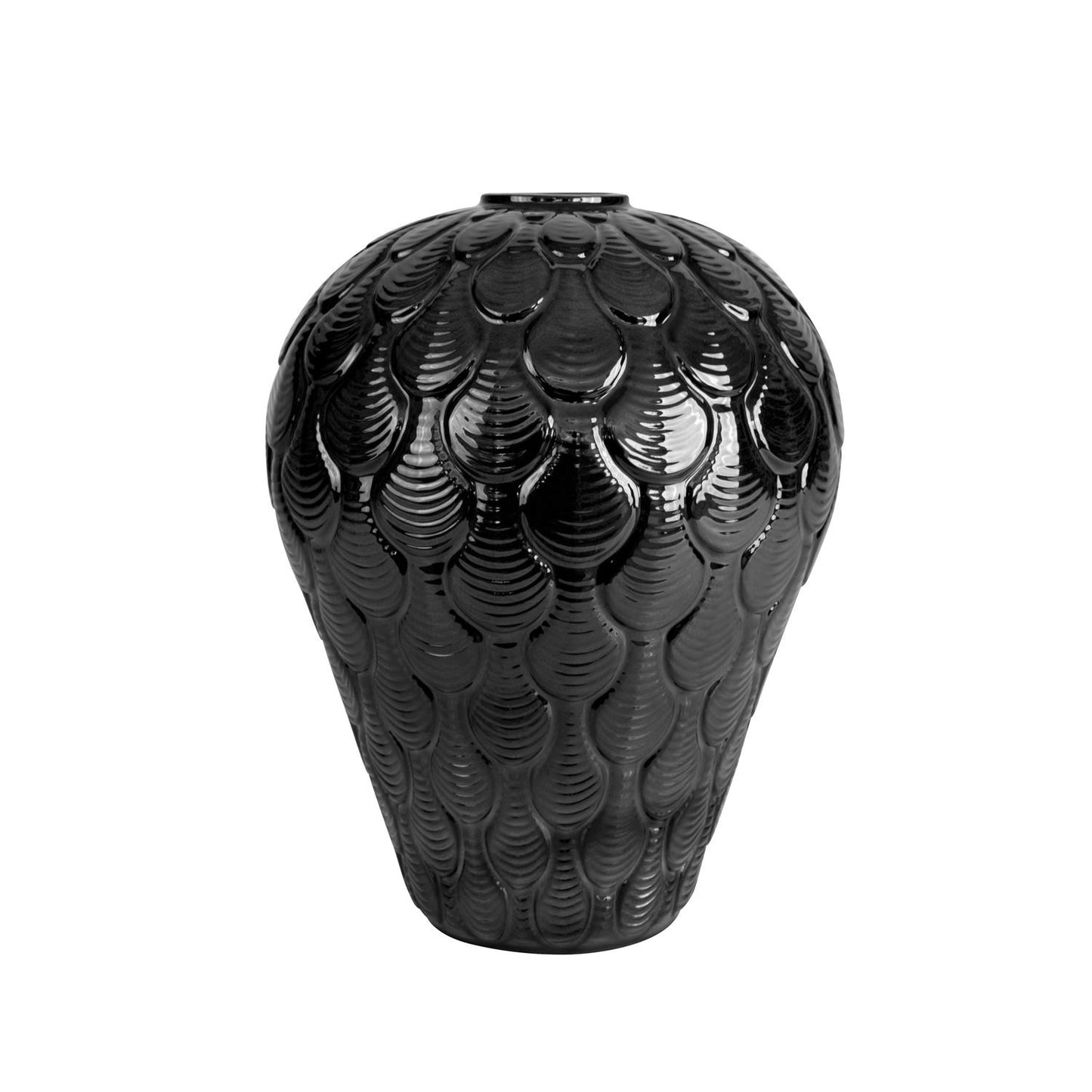 Coquille Large Vase – Black