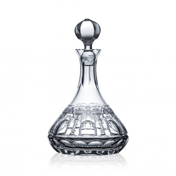 ATHENS Clear Ships Decanter 1,0 Liter Crystal Glass