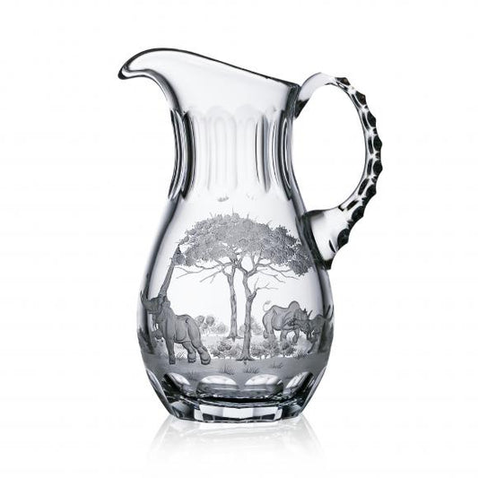 SAFARI Clear Water Pitcher Crystal Glass