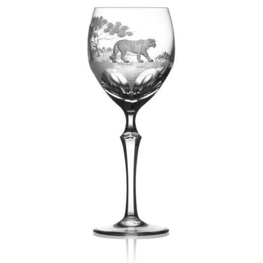 SAFARI Clear Wine Crystal Glass (Tiger)