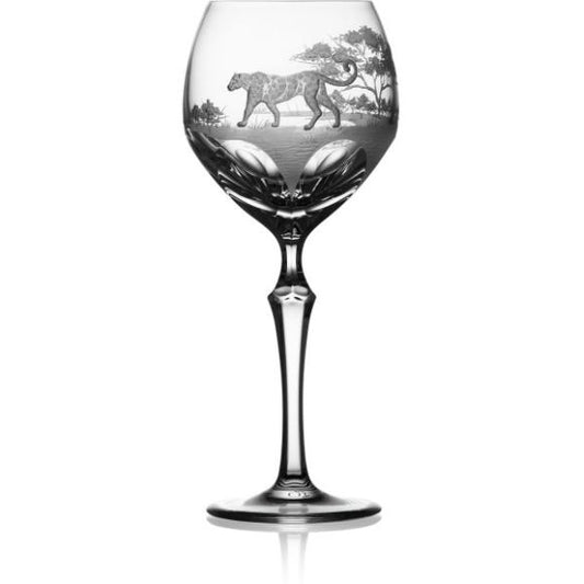 SAFARI Clear Water Crystal Glass (Leopard)