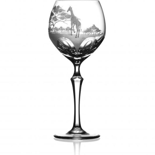 SAFARI Clear Water Crystal Glass (Giraffe)