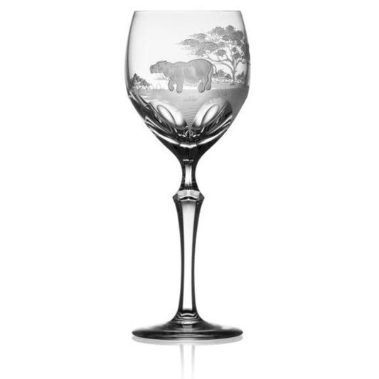 SAFARI Clear Wine Crystal Glass (Hippo)