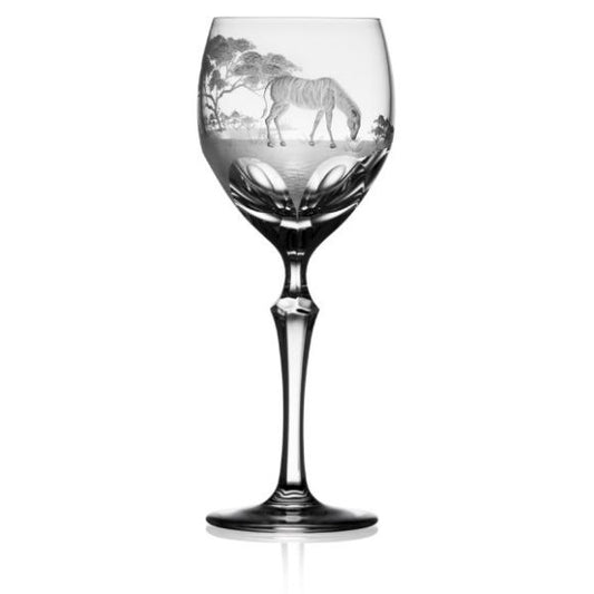 SAFARI Clear Wine Crystal Glass (Zebra)