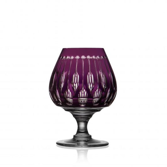 RENAISSANCE Amethyst Brandy Crystal Glass