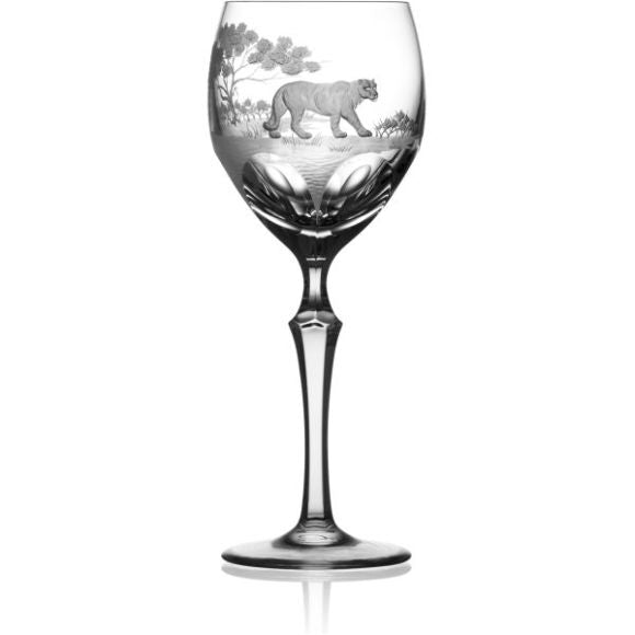 SAFARI Clear Water Crystal Glass (Tiger)