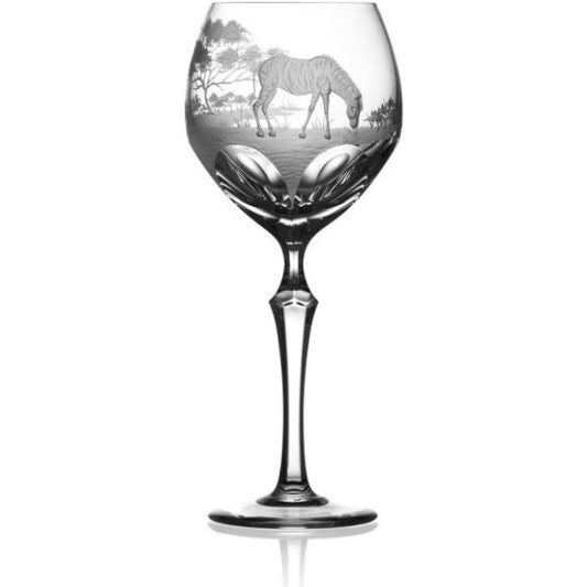 SAFARI Clear Water Crystal Glass (Zebra)