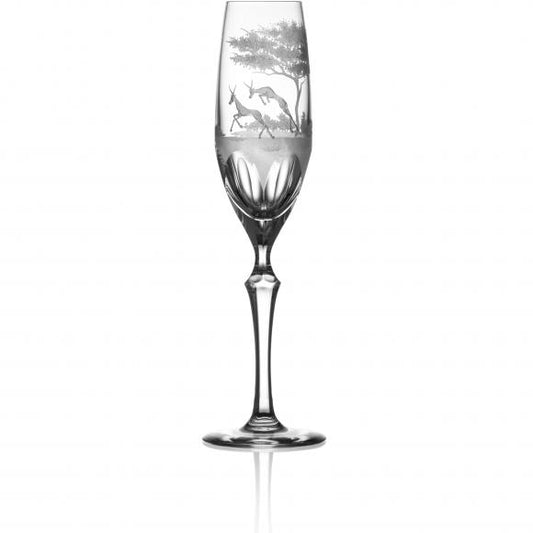 SAFARI Clear Flute Crystal Glass (Gazelle)