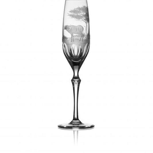 SAFARI Clear Flute Crystal Glass (Buffalo)