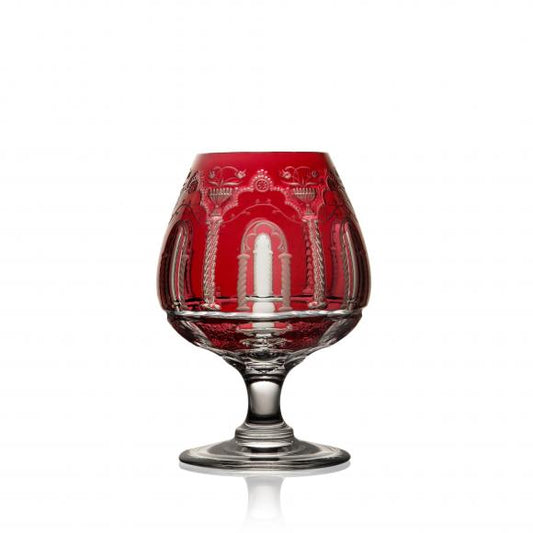 ATHENS Raspberry Brandy Crystal Glass