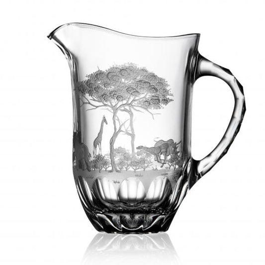 SAFARI Clear Water Pitcher 1.0 Liter Crystal Glass