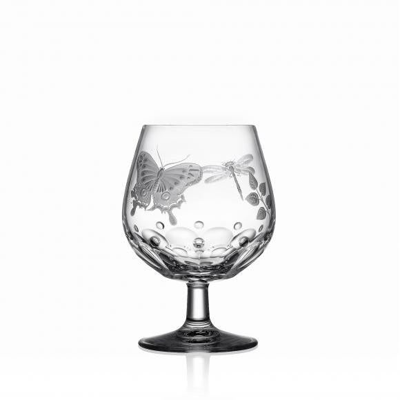 SPRINGTIME Clear Brandy Crystal Glass